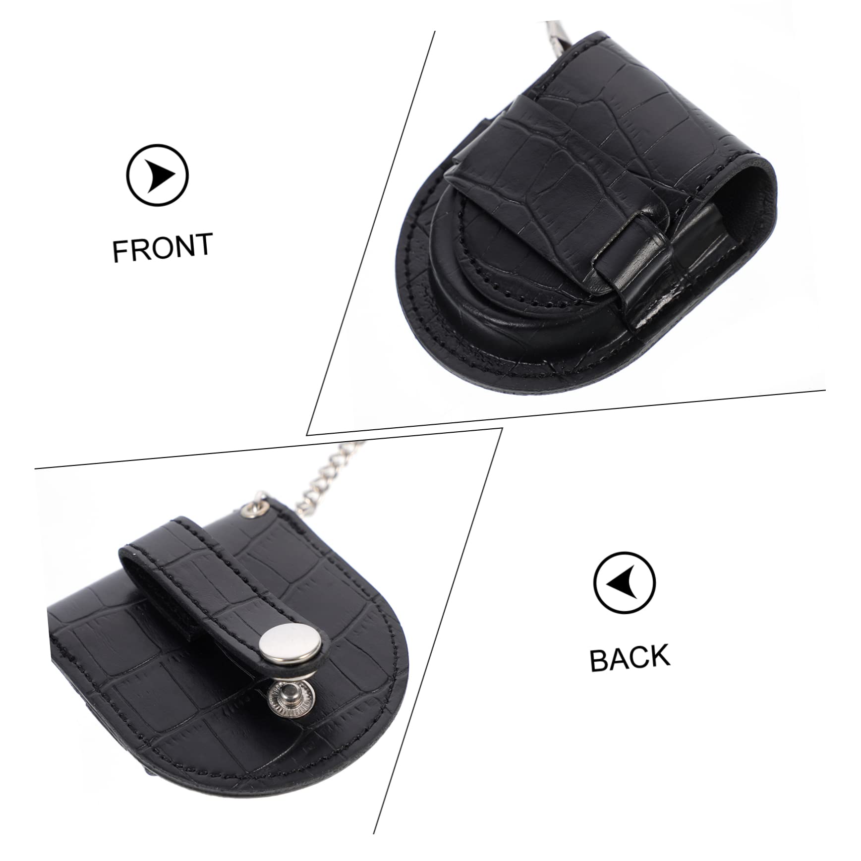 Holibanna Watch Leather Case Watch Leather Pouch Pocket Watch Travel Case Leather Pocket Watch Case Leather Pocket Watch Pouch Pocket Watch Pouch Travel Pocket Watch Case Travel