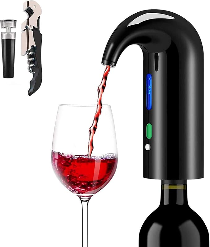 Electric Wine Aerator Pourer, Stopper MultiSmart Automatic Wine