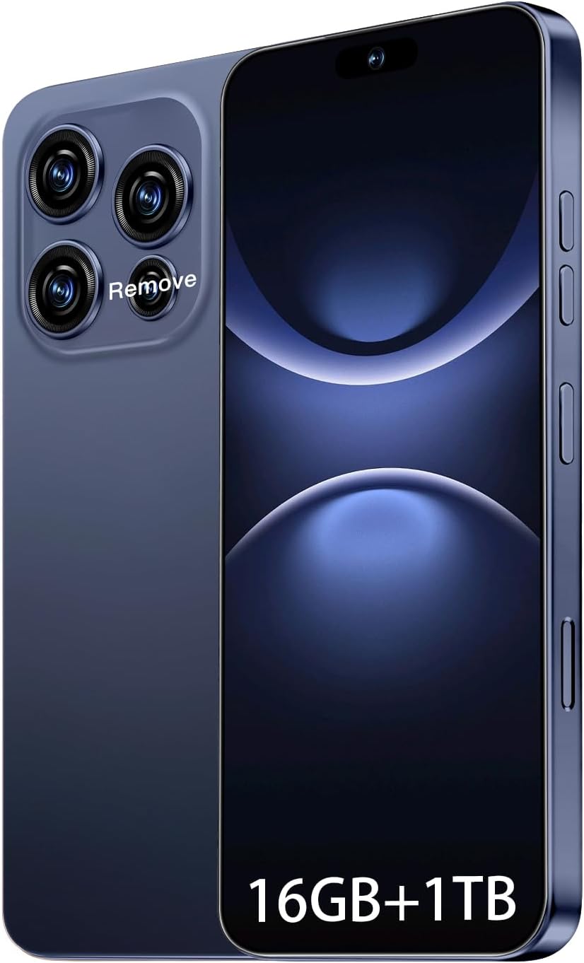 16PROMA X 16GB+1TB 6.99″ HD Screen Smartphone Unlocked Cell Phone,Battery 7000mAh Unlocked The Phone, Android 14 Fingerprint Button Unlock/GPS/Dual SIM/5G/Face ID (Dark Blue) 16PROMA X 16GB+1TB 6.99″ HD Screen Smartphone Unlocked Cell Phone,Battery 7000mAh Unlocked The Phone, Android 14 Fingerprint Button Unlock/GPS/Dual SIM/5G/Face ID (Dark Blue)