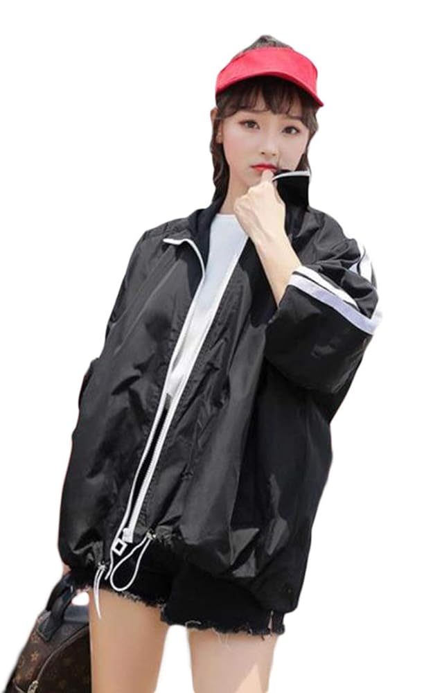 Amazon | [ShuMing] ブルゾン レディース ジャケット 薄手