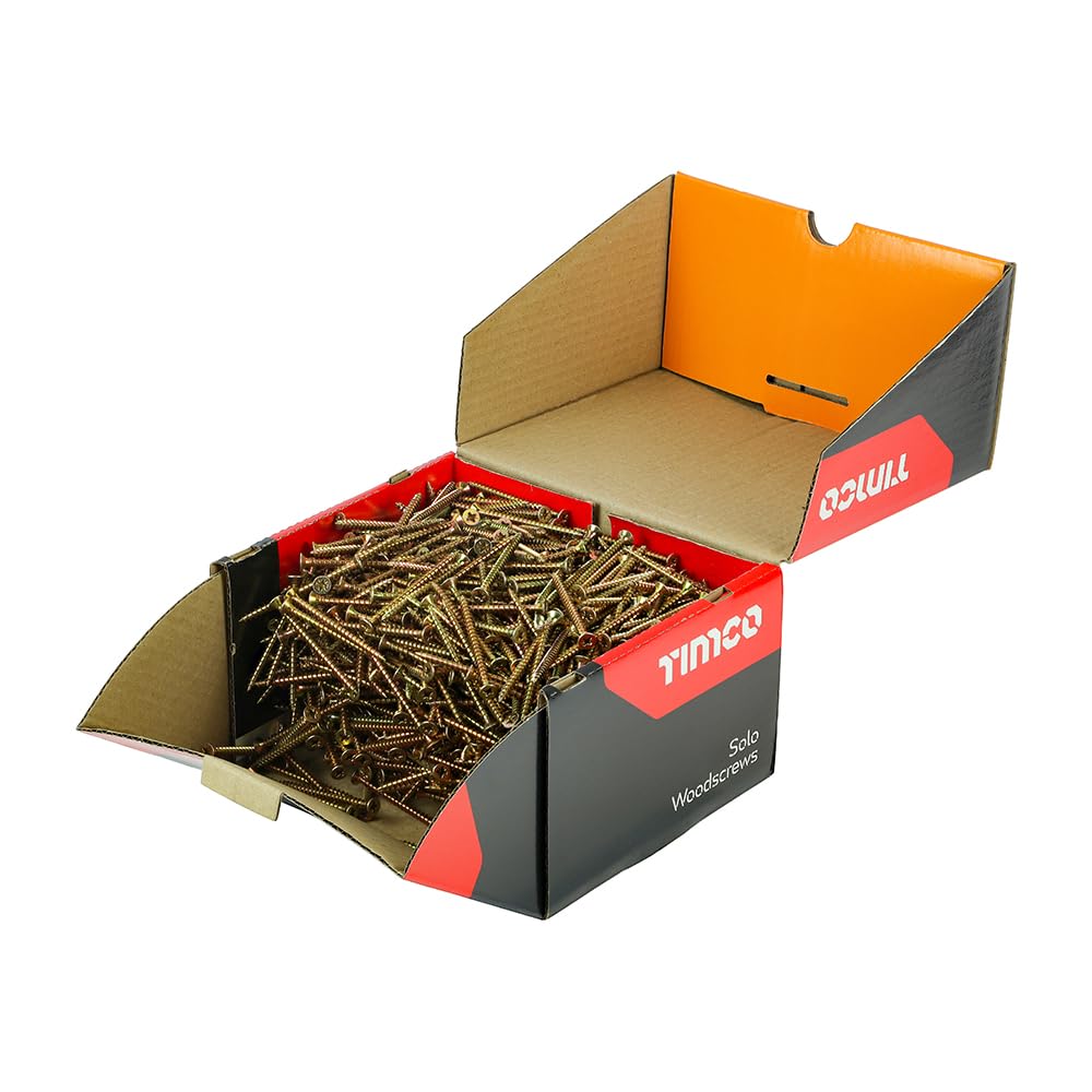 Timco - Solo Woodscrew Industry Pack (Size 5.0 x 70-1000 Pieces)