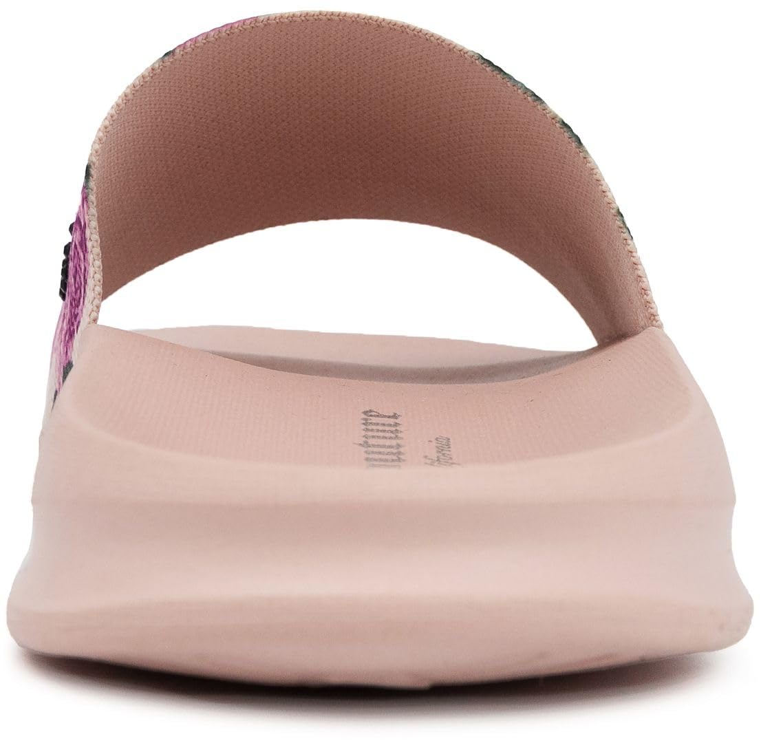 Juicy Couture Slide Sandals, Beach Flats for Women, Summer Shoes