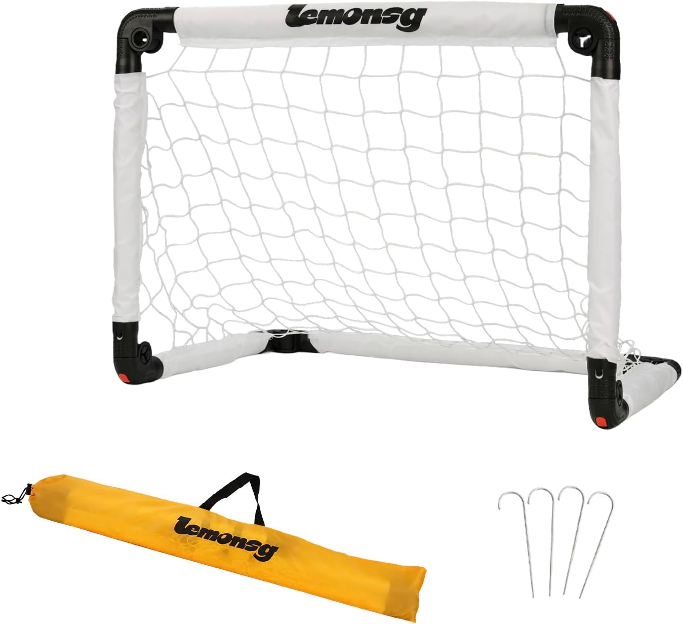 Small Soccer Goals for Kids, Foldable Mini Soccer Goal Set with Portable Soccer Net for Kids, Kid Soccer Goal for Indoor Outdoor Backyard Play, Soccer Toy Gift for Children