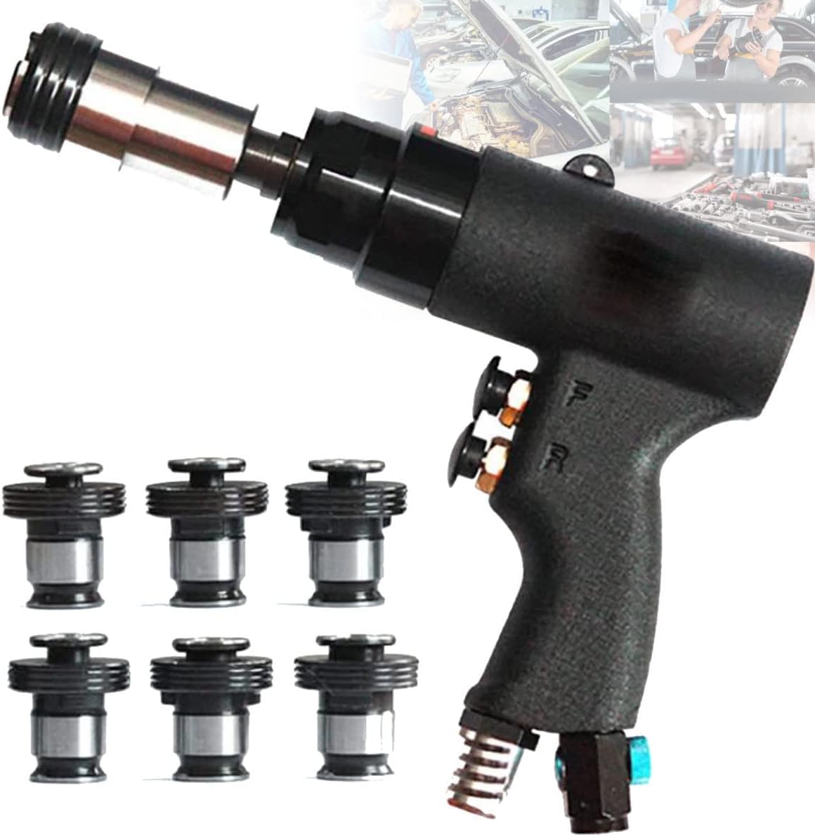 Pistolet de taraudage pneumatique 750rpm pour un filetage rapide et précis M3 à M12