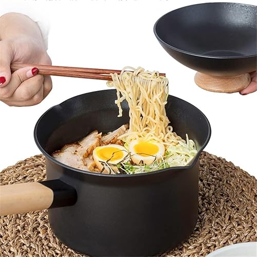 Miniatura 4 de Juego de ollas y sartenes, sartén antiadherente para cocinar utensilios de cocina, huevo de cocina, sartén para sopa olla de hierro, juego de
