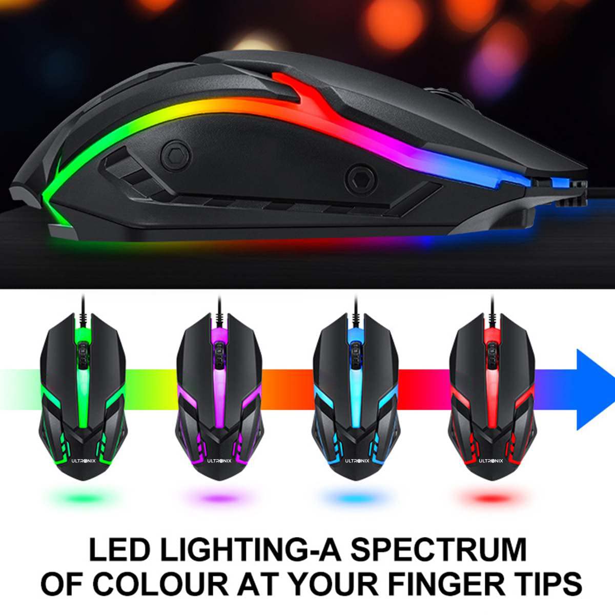 Teclado para juegos con retroiluminación RGB con cable, mouse para juegos, alfombrilla de mouse para juegos, combo de auriculares para juegos todo en uno para PC con Windows, Xbox/PS4