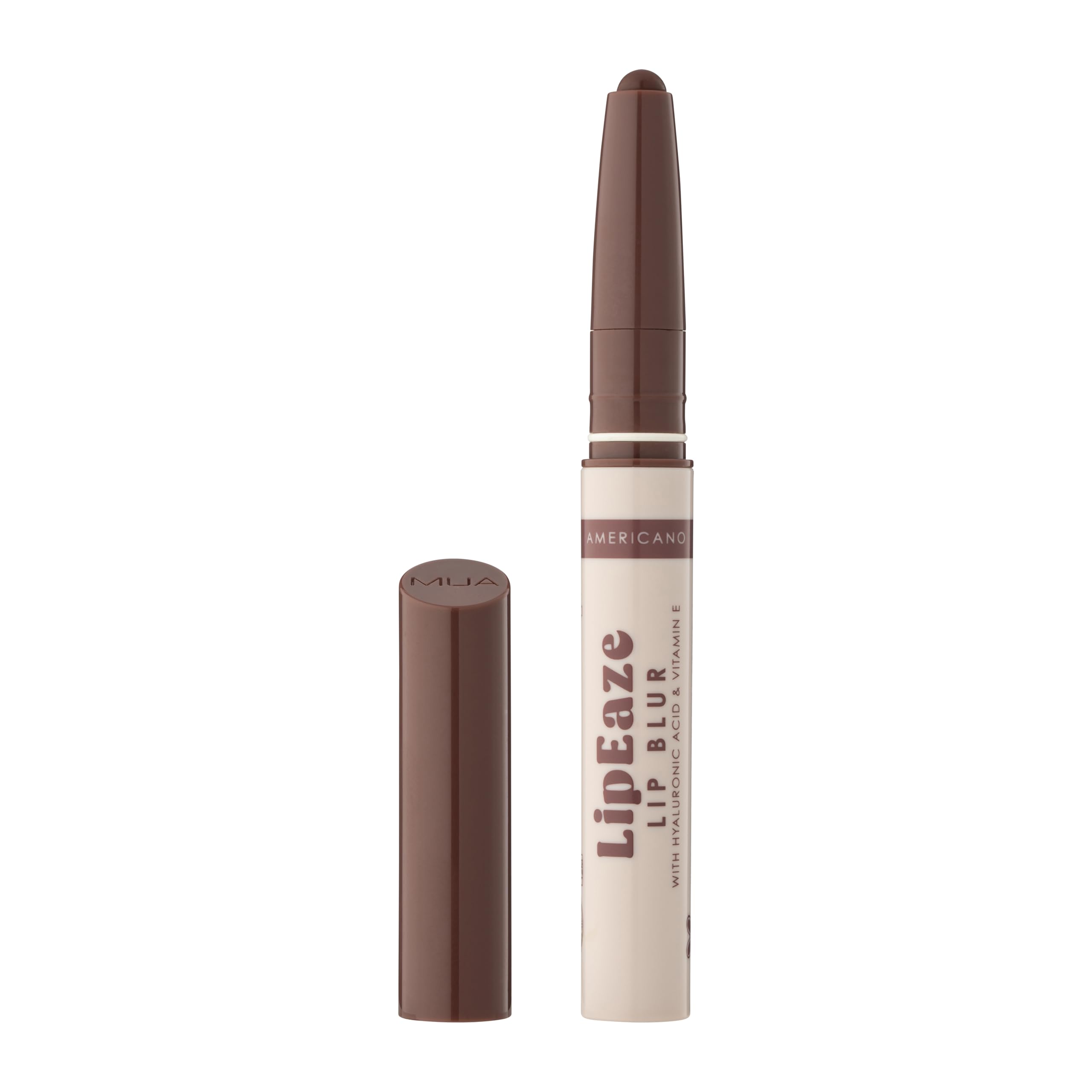 MUA Makeup Academy LipEaze Lip Blur Liner, Americano - Matte Liner with Hyaluronic Acid & Vitamin E, Vegan & Cruelty Free (Pack of 1)