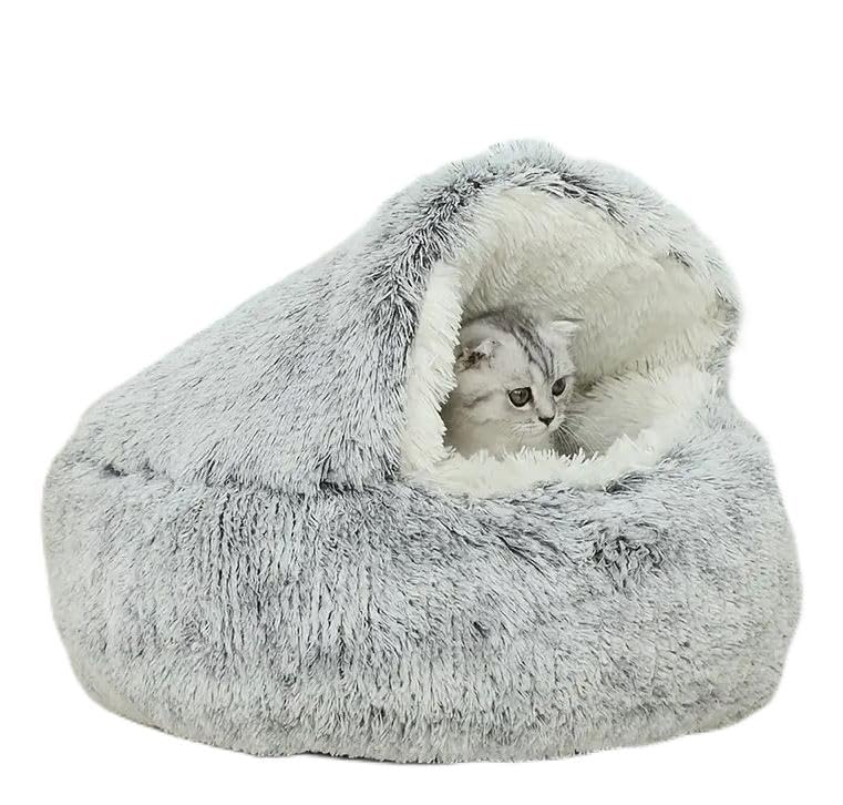 See full amazon price history chart for Prakal Grey Cave Ultrasoft Plush Cat Bed with Large Hood, Round Burrowing Comfortable Self Warming Cozy Sleeping Cat Bed with Waterproof and Antislip Bottom for Small and Medium Size Cat Dog Prakal Grey Cave Ultrasoft Plush Cat Bed with Large Hood, Round Burrowing Comfortable Self Warming Cozy Sleeping Cat Bed with Waterproof and Antislip Bottom for Small and Medium Size Cat Dog (B0CJXX2YFJ) Amazon Price History, Amazon Price Tracker