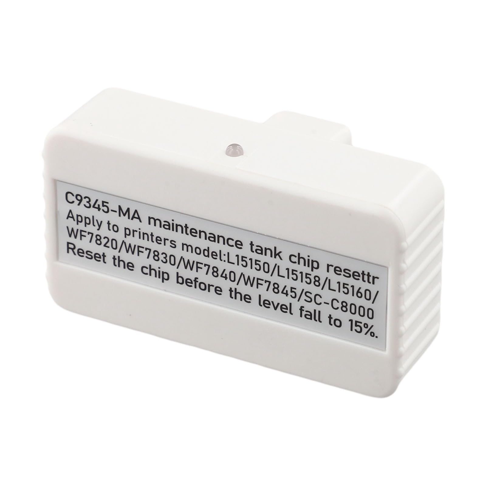 C9345 Boîte de maintenance réinitialisateur de puce pour imprimante Epson ET-8550 ET-5800 ET-8500 L8058 L18058 WF-7845 Outil de réparation 1 paquet