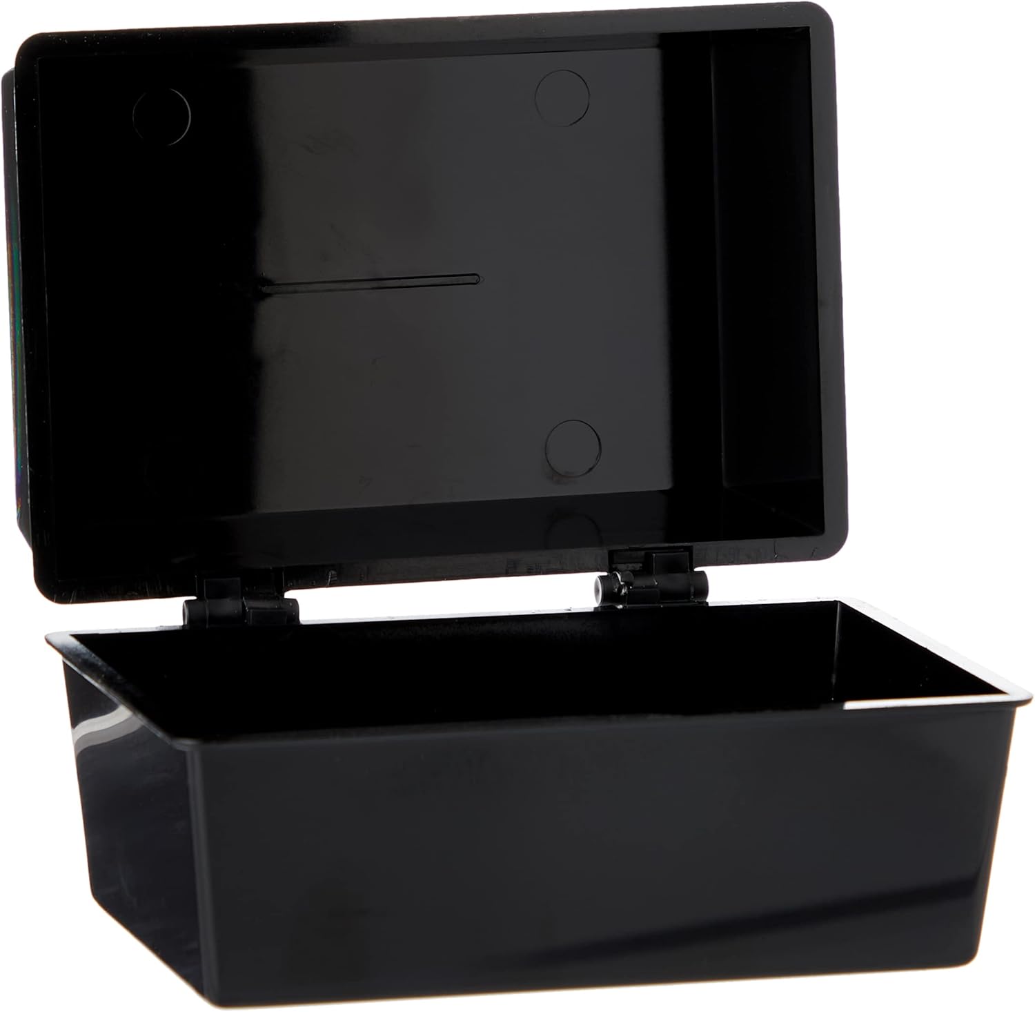 Deflecto® 5" x 3" Card Index Box Black
