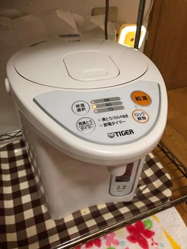 Amazon | TIGER マイコン電動ポット 2.2L アーバンホワイト PDR-A220WU