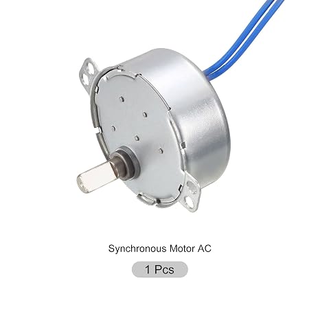 Synchronous Motor AC 100-127V 2.5-3 RPM 50-60Hz C W/C W 4W D Shaft Electric Motor Turntable Motor for Cup Electric Fan