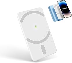 AntiPort Magnetic Sticker for Power Bank, Rectangular MagSafe-Compatible Patch, Universal Power Bank Conversion Kit for MagSafe Case and iPhone 16/15/14/13/12 and More, 3.15”x1.8”