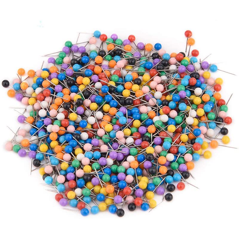 300 Pcs Punaises Décoratives Punaises de Couleurs Assorties Multicolore