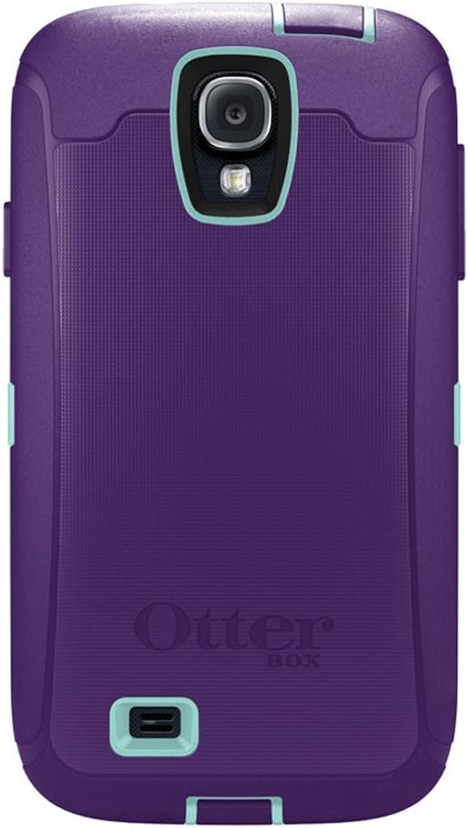 OtterBox Defender Series Case and Holster for Samsung Galaxy S4 - Carrier Packaging - Purple/Blue