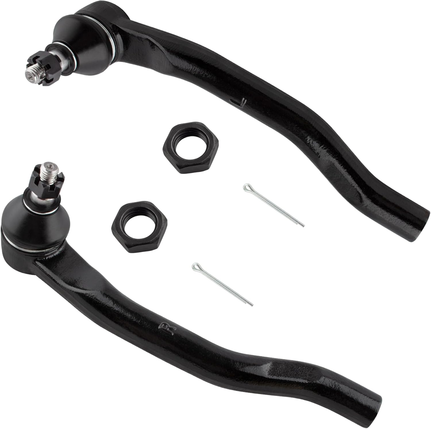 BOXI 2pcs Front Outer Tie Rod Ends Fit for Acura CL 2001-2003/TL 1999-2003 / for Honda Accord 1998-2002 | ES3490 ES3491