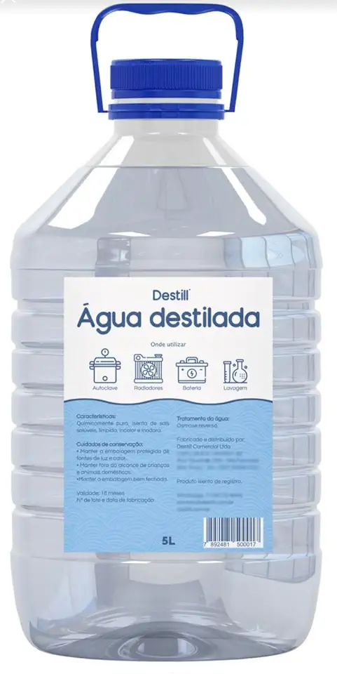 Agua Destilada 5 litros