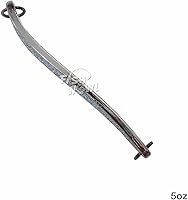 Vista 3 de 5oz 5 pulgadas pesca martillado cuchara cebo señuelo - plata