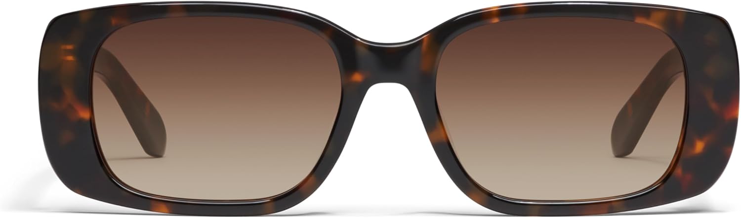 QUAY - Women's Sunglasses, Oversized Rectangle Shades, UV Protected Lenses (Karma)