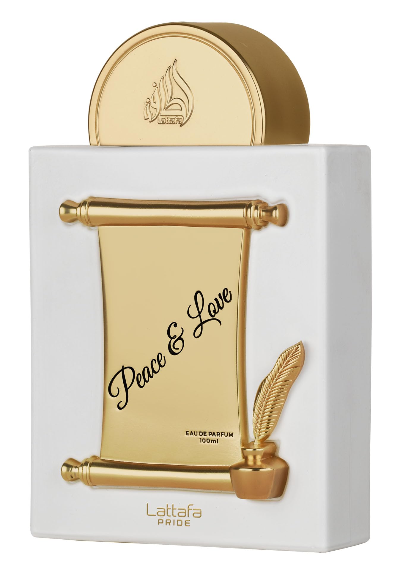 Lattafa Pride Peace & Love for Unisex Eau de Parfum Spray, 3.4 Ounce / 100 ml