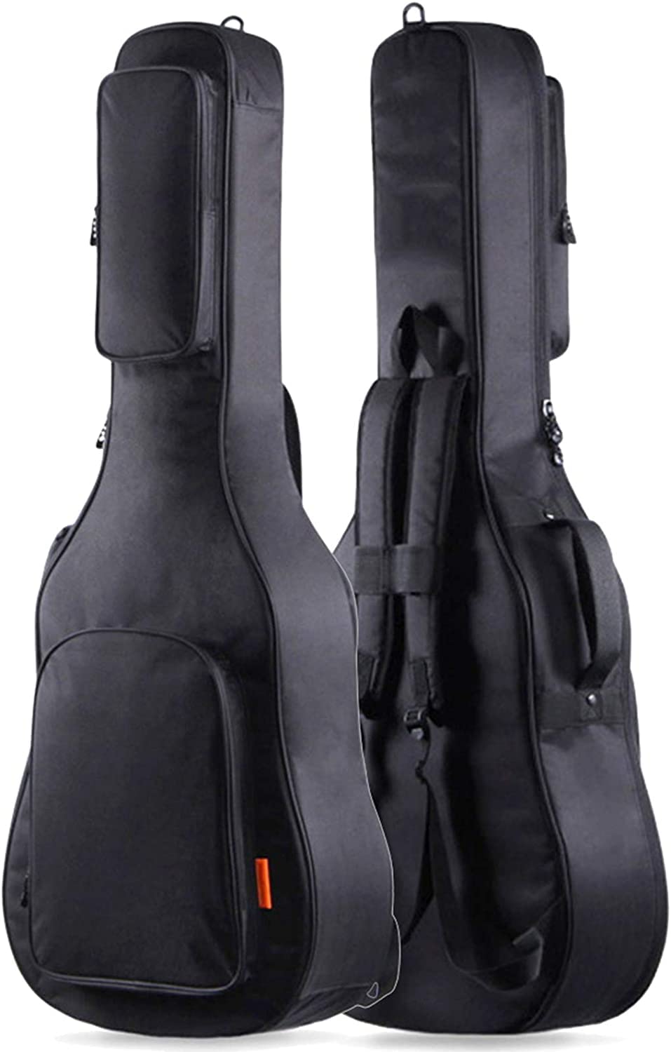 Guitar Bag - Improved 0.5 inch Sponge Padding Guitar Case Gig Bag Fit 41 Inch Acoustic Guitar Waterproof-image-48