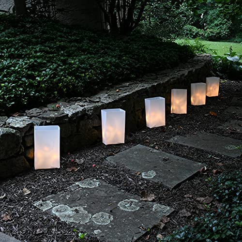 Lumabase Electric Led Luminaria Kit, White - Set Of 6 #TOP2