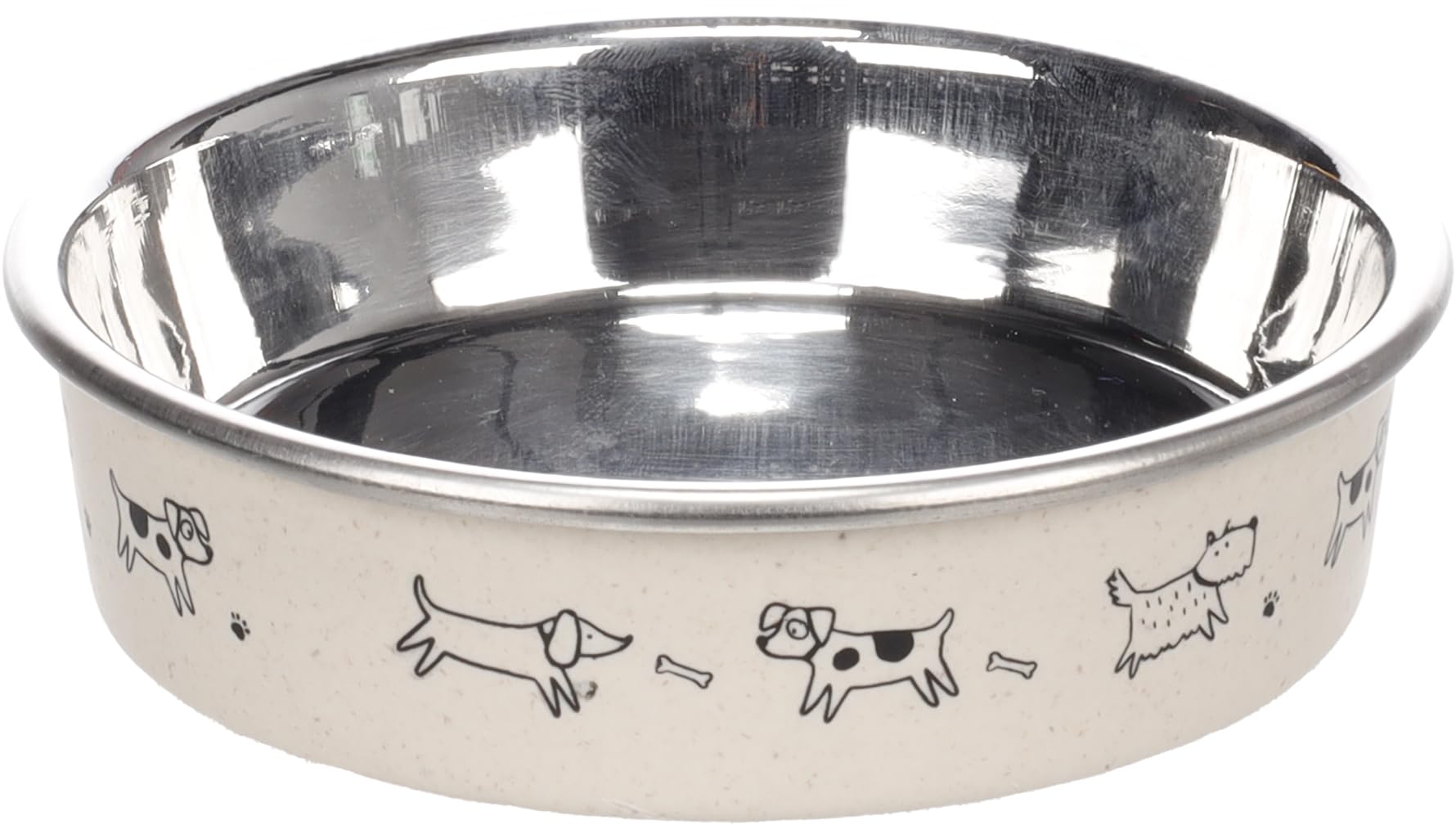 FEEDING AND DRINKING BOWL JAPPIE BEIGE 11,5CM 150ML