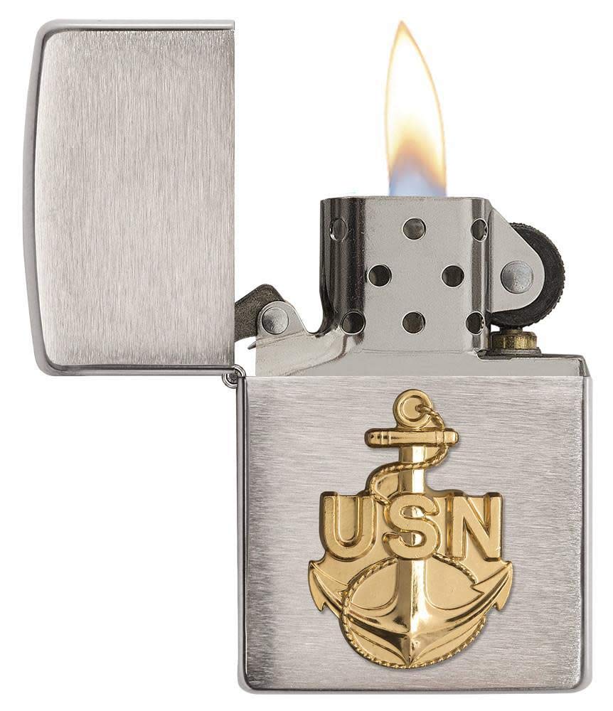Zippo Accendino A Benzina Ricaricabile Ed Antivento Con Fantasia Windy Mod 48456