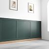 Home Treats Wall Panelling Kit Shaker Style 3D Panel Kit | Paintable MDF Wood Wall Mounting Slats Extending 6 Slats 90 x 9.7 x 0.9 cm