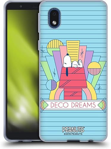 Miniatura 216 de Head Case Designs Funda de gel suave con licencia oficial de Peanuts House Snoopy Deco Dreams compatible con Samsung Galaxy S23 5G Casa,Blue