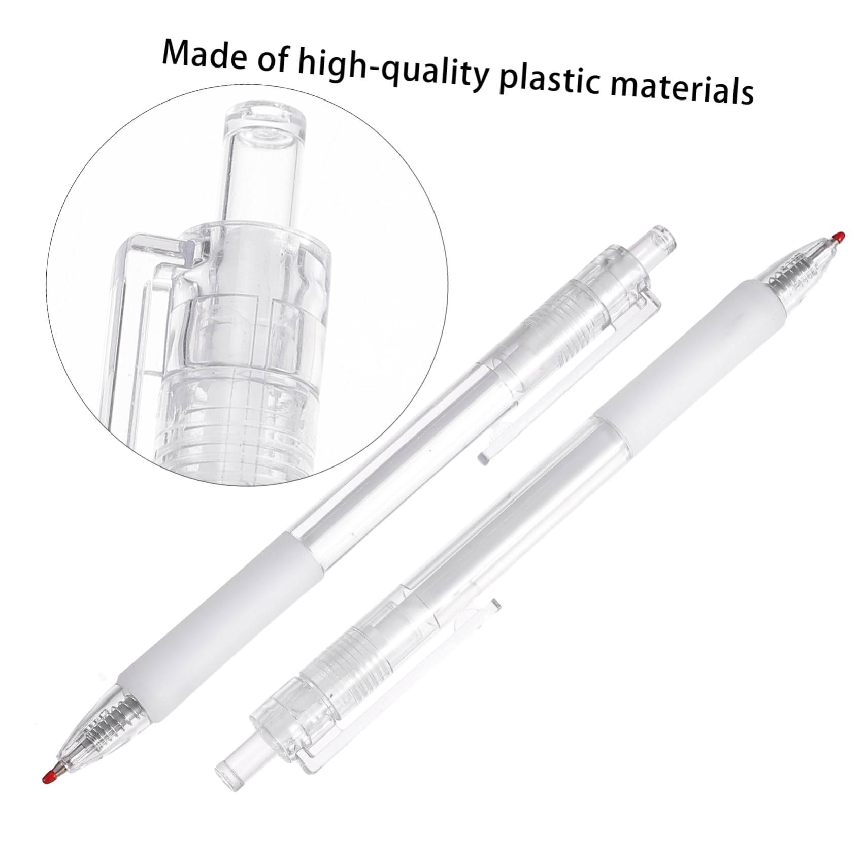 Housoutil 3 Series Bolígrafos De Gel Retráctiles Con Cuerpo Transparente De Unidades Oficina Y Escuela Escritura 12 Piezas X 3
