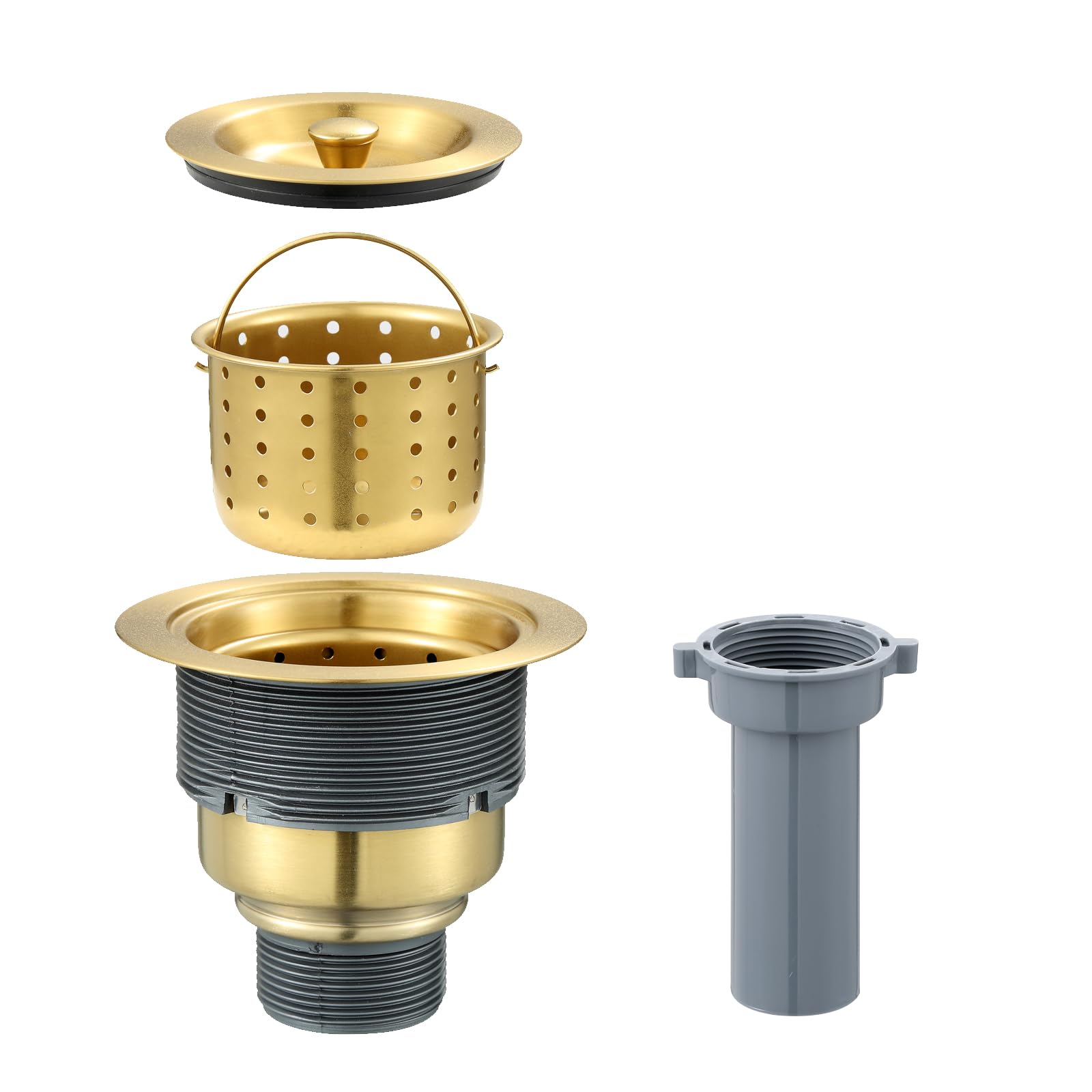 ROVOGO Gold Kitchen Sink Drain Assembly