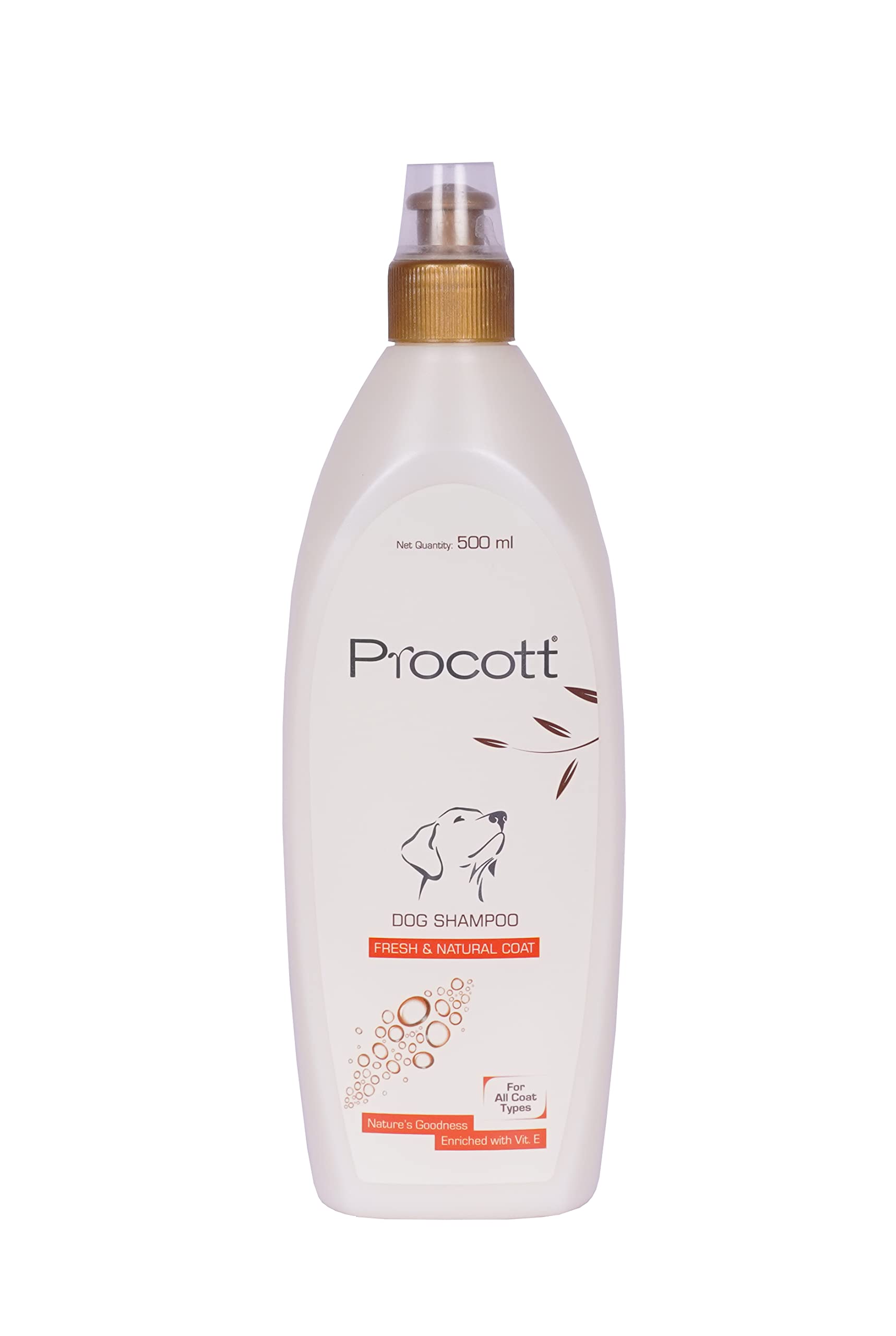 ALP INTAS PROCOTT Shampoo & Conditioner 500ML Regular Bathing Shampoo for Dogs & Cats Pack of -2 (New Packing of procott 500ml)