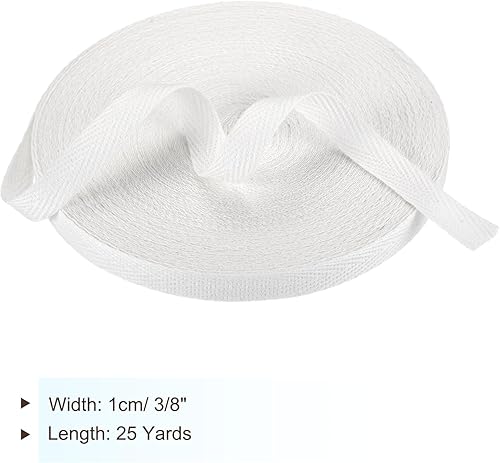 Vista 462 de PATIKIL Cinta de sarga de algodón de 3/4 pulgadas, 10 yardas, cinta de encuadernación al bies, cinta de espiga para costura, envoltura de regalos