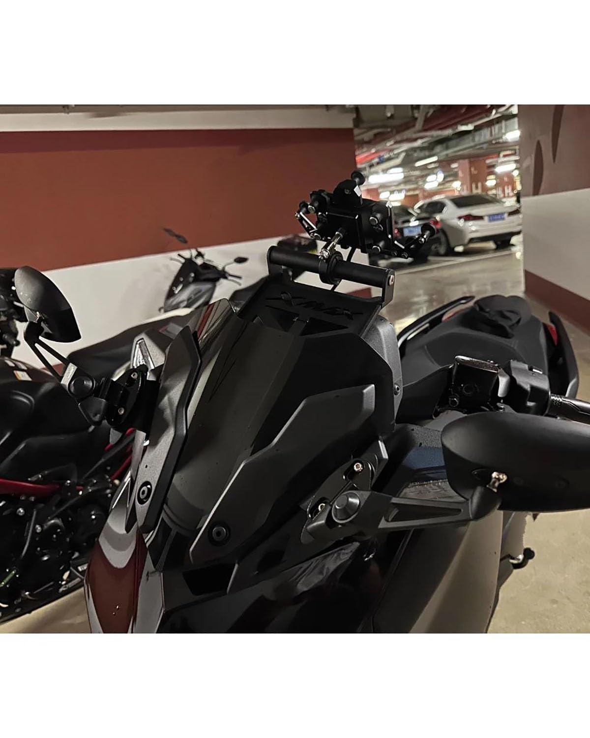 Soporte Navegación Motocicleta para XMAX300 para Xmax 300 para X-MAX 300 2023 2024 Soporte para Motocicleta Soporte para Teléfono Móvil Soporte para Placa Navegación GPS