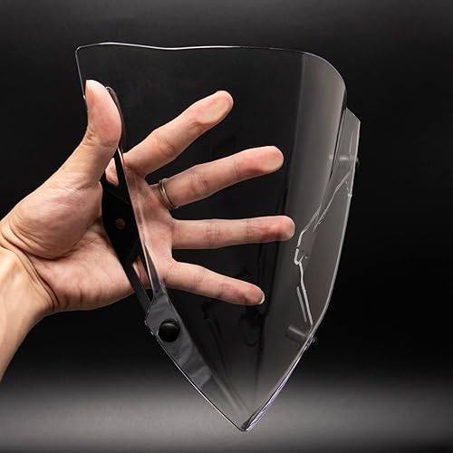 Miniatura 10 de Evomosa Parasol deportivo para parabrisas de motocicleta compatible con MT-03 MT03 MT-25 MT25 2013 2020 2021 20-21 (arcoíris)