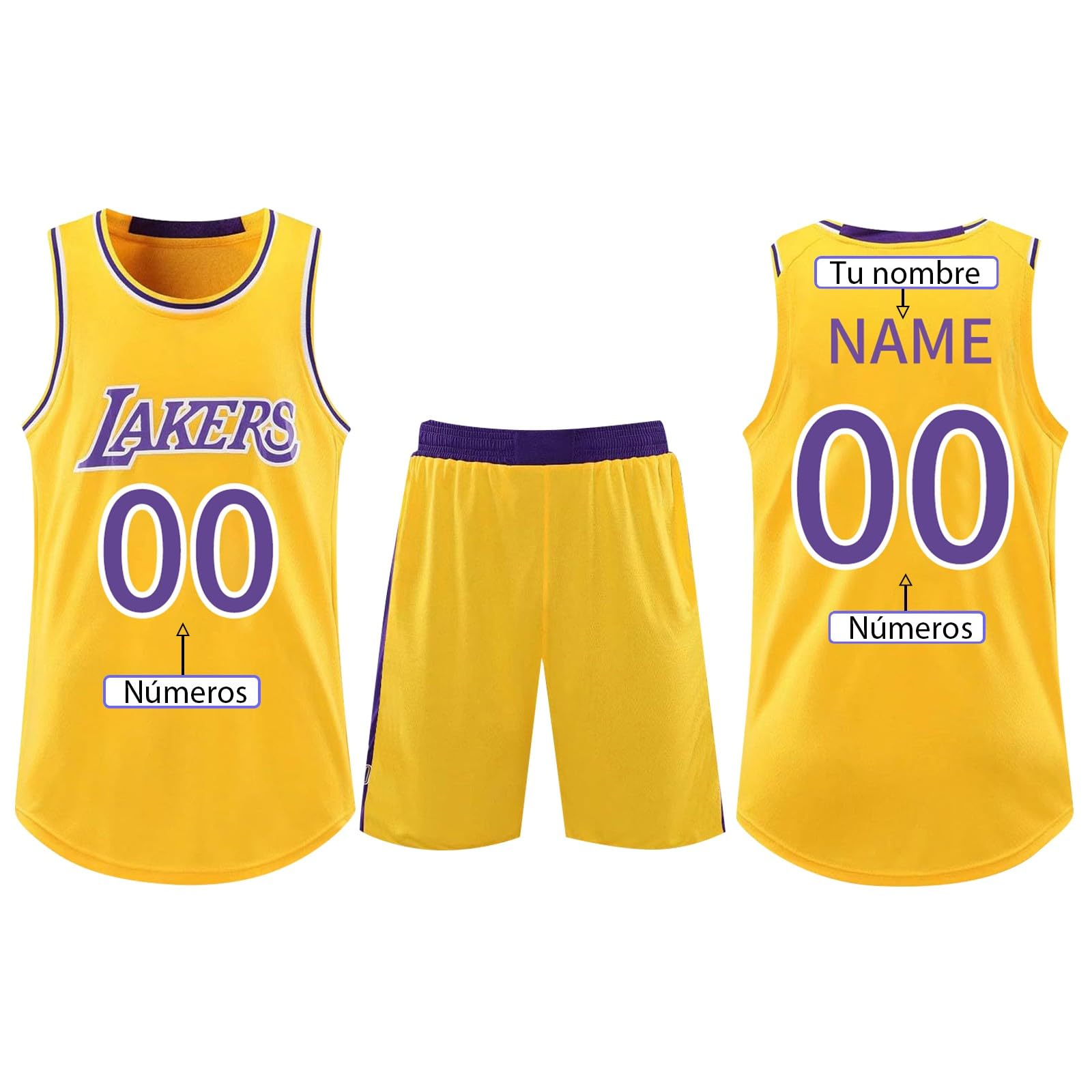 Personnalisé Maillots de Basketball Enfant/Adulte, Personnalisable 2 Pièces Tenue Basket Enfant/Adulte, Ensemble Basket Enfant/Adulte, Pop Maillot Basket Enfant/Adulte