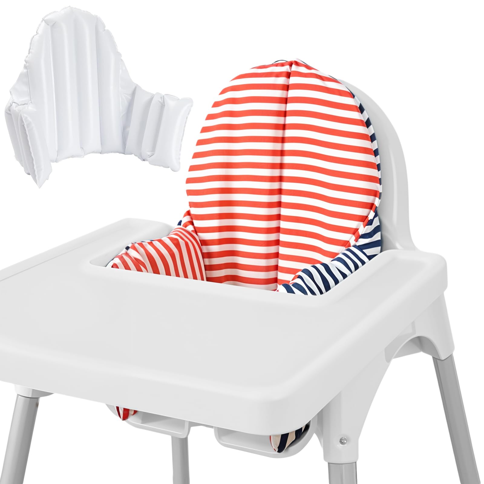 WY8 Highchair Cushion, Chair Pad for IKEA Antilop Highchair Seat Pad, Built-in Inflatable Cushion, Soft and Comfortable - Image 2