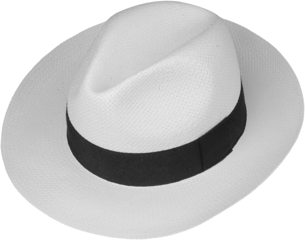 Lipodo White Mountain Straw Hat Men White 6 3/4-6 7/8