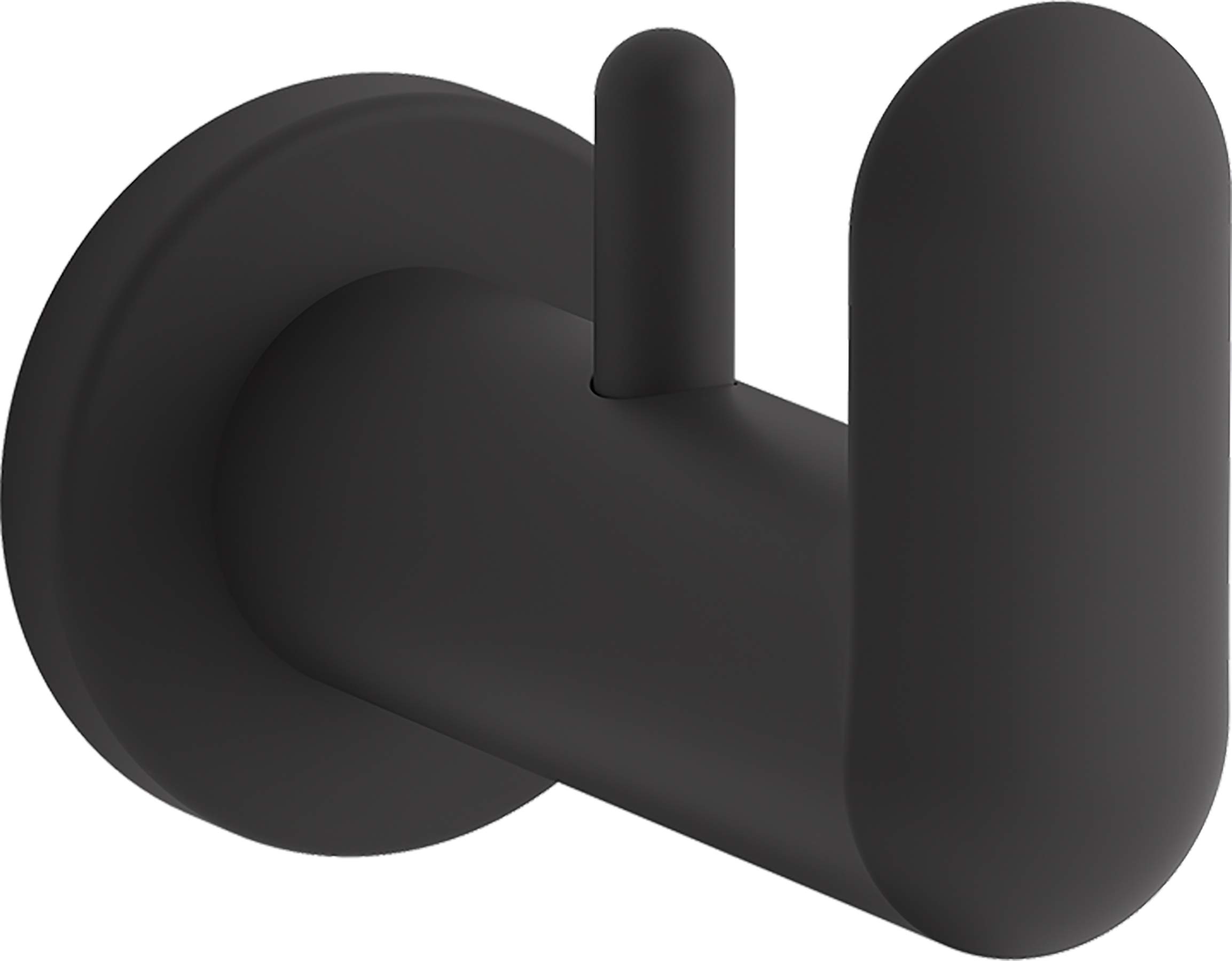 Kohler K-97897-BL Kumin Robe Hook, Matte Black, Robe & Towel