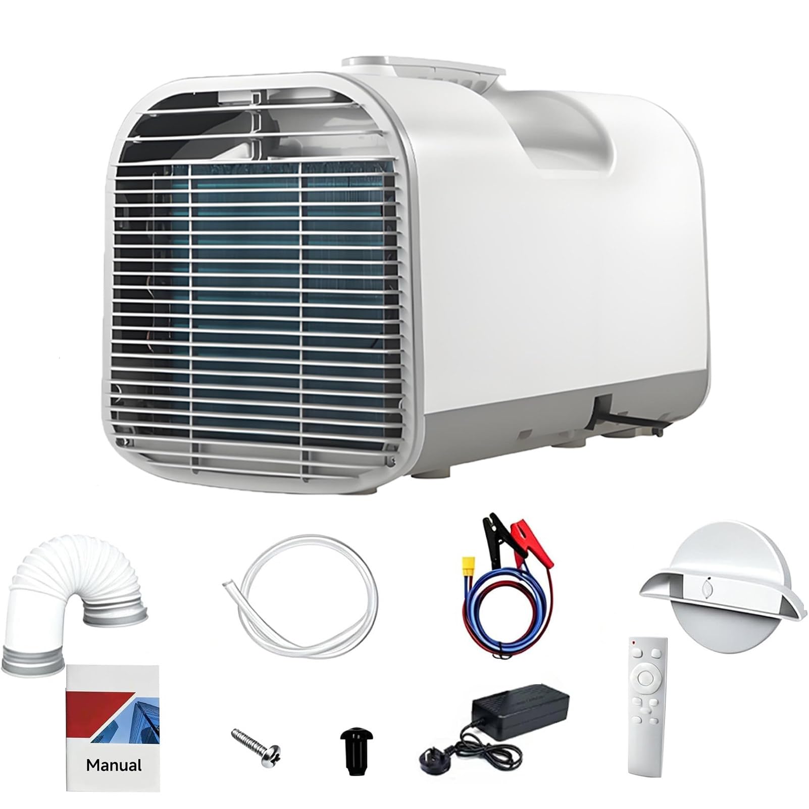 Ofyphth Portable Air Conditioner,Fast Cooling Air Conditioners Dehumidifier, 5100BTU 600W Power Consumption Portable Mini Air Conditioner, for Camping Tent, Car, Truck, Van and Fishing. S02
