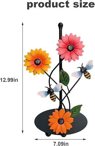 Miniatura 6 de Soportes para pañuelos, soporte de papel de girasol antideslizante para almacenamiento, decorativo, desmontable, para encimera, toallero, soporte