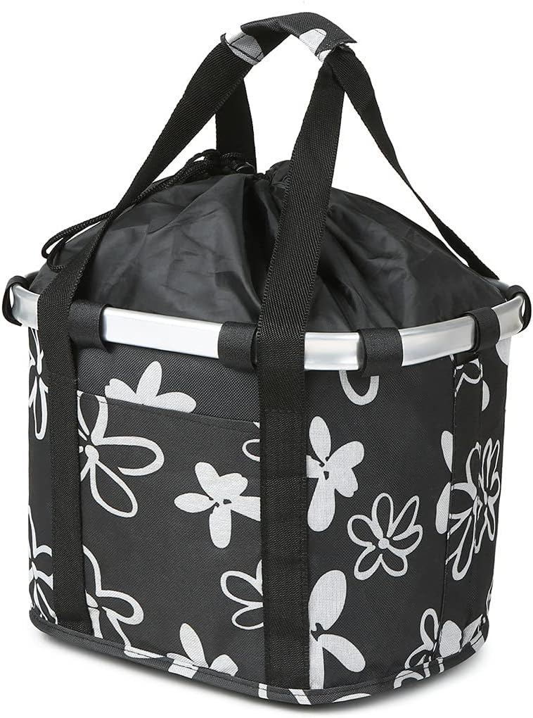 HBJWOV Bike Basket Small Pet Dog Bag Detachable Bicycle Handlebar Front Basket Cycling Front Bag