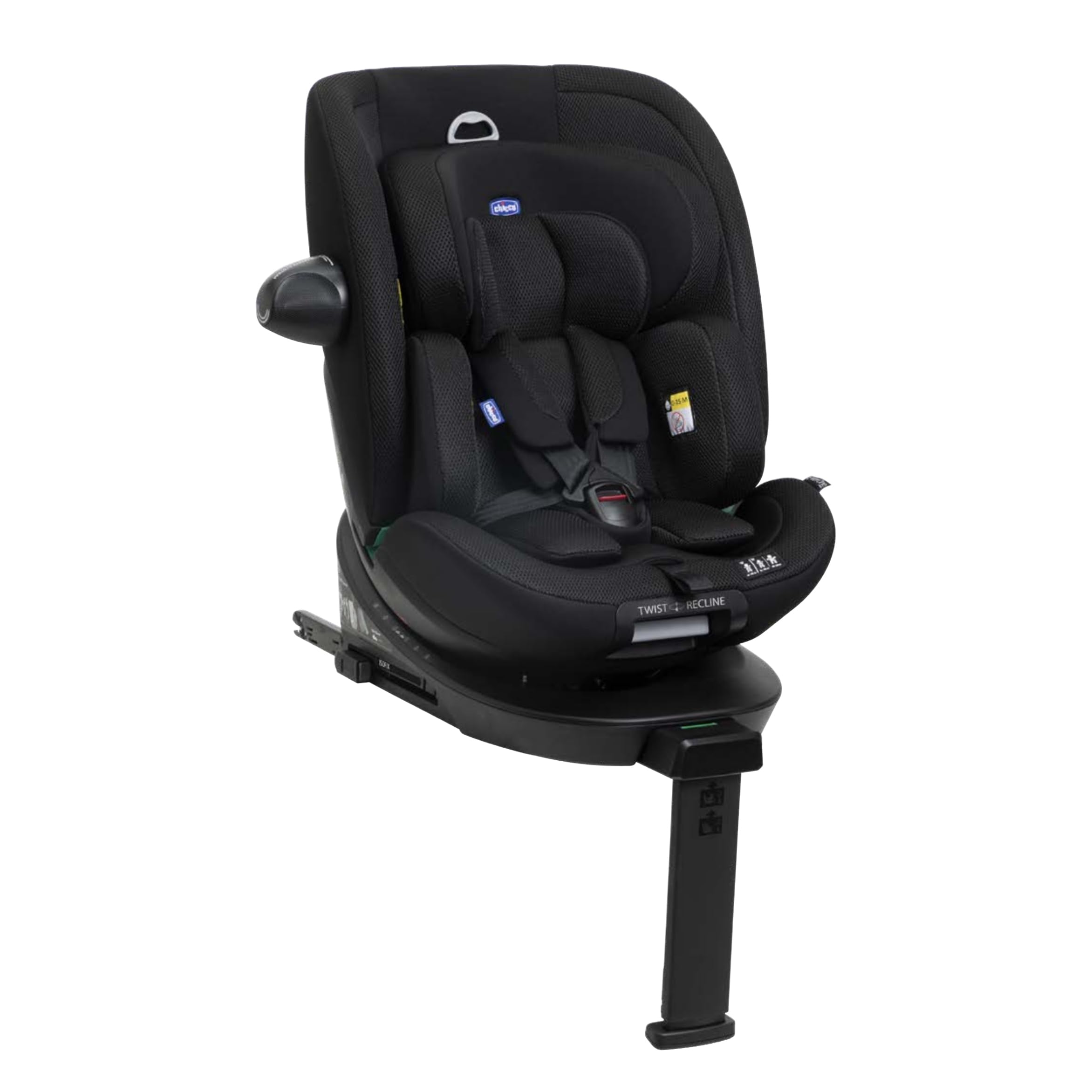 Chicco Everone I-Size, Silla de Coche con Base Isofix, De 0 a 36 Kg, De 40 a 150 cm, Homologada ECE R129/03, 360° Giratoria y Reclinable, Grupo 0+/1/2/3, De 0 a 12 Años