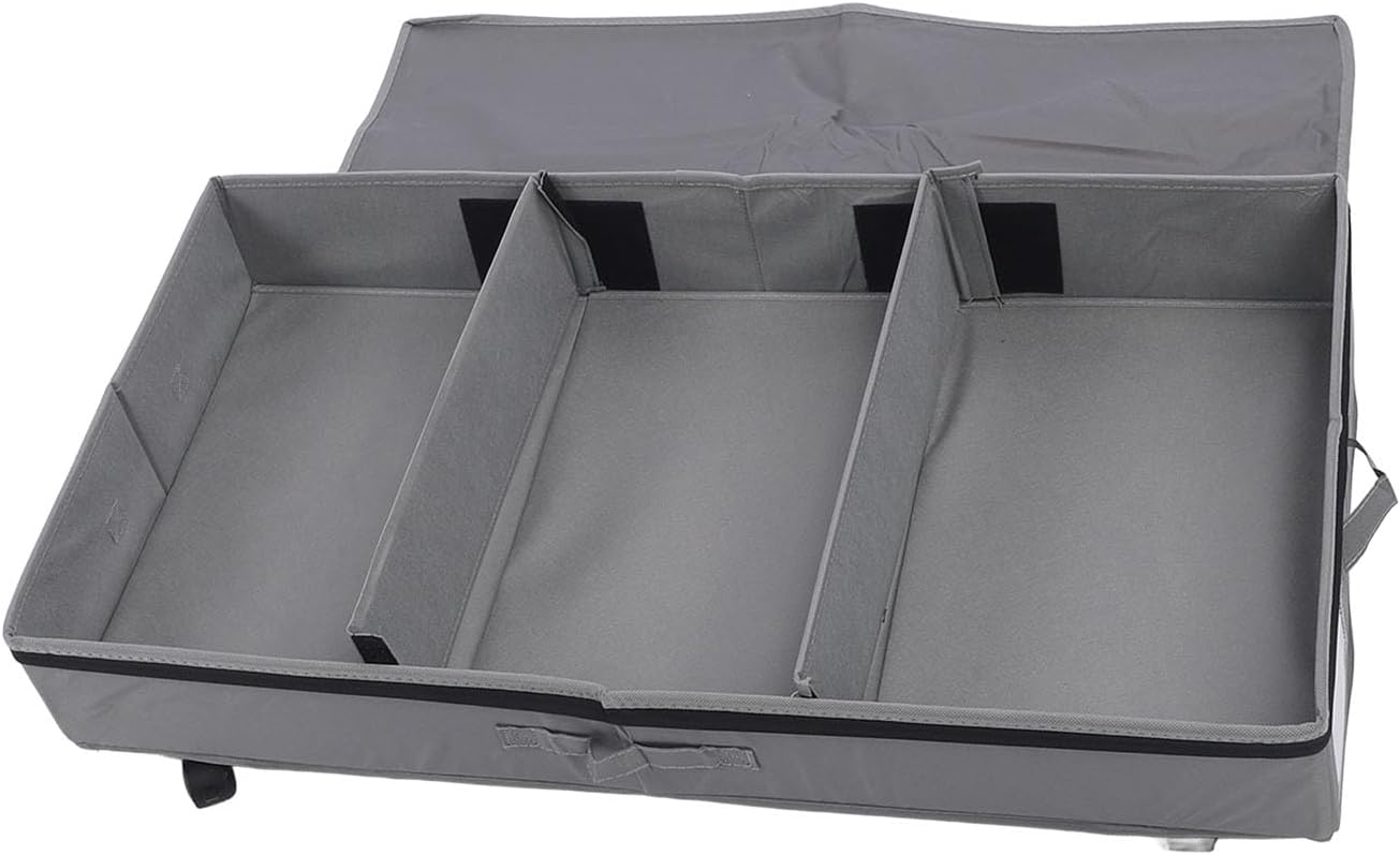 Under Bed Storage Container Rolling Under Bed Metal Drawer Organizer with Wheels for Clothes Shoes Books Toys Sturdy Durable Elevated Design Large Capacity Space Saver