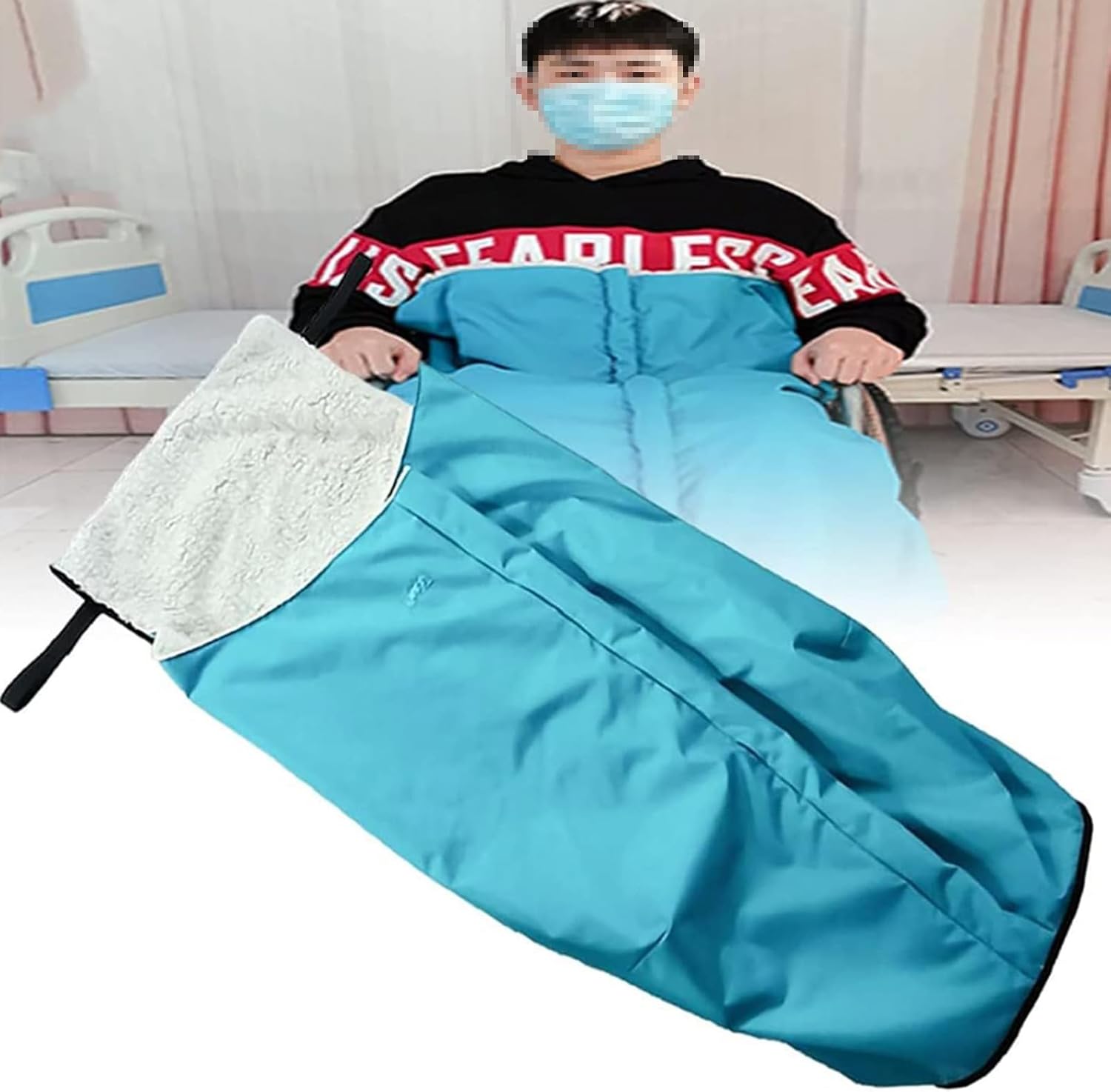 Wheelchair Blanket, Waterproof Fleece Lined Cozy Warm Cover