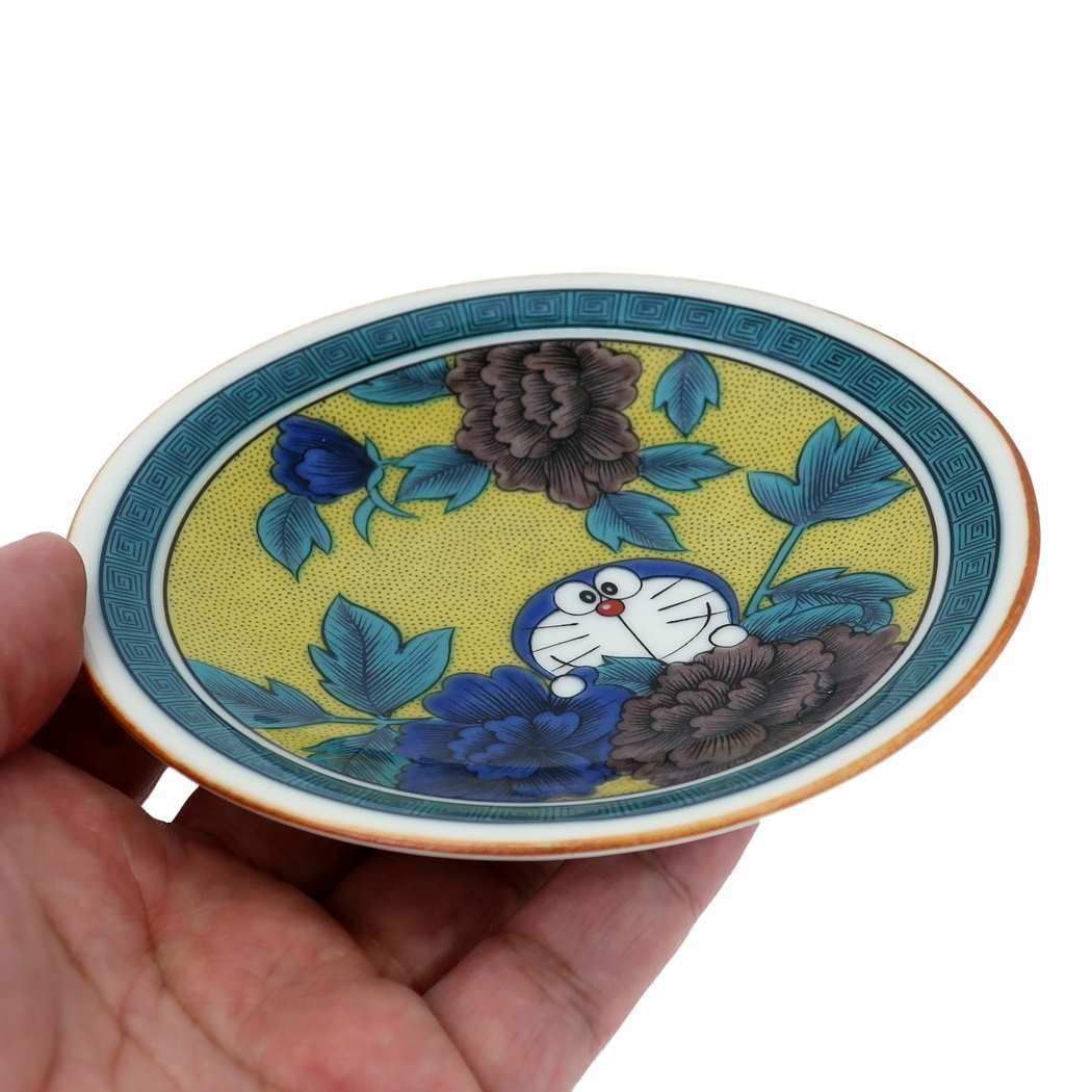 新品◆5枚セット◆単品可【九谷焼】6号 丸皿 18cm 吉田屋 6号鉢 吉田屋梅文 / 銀窯