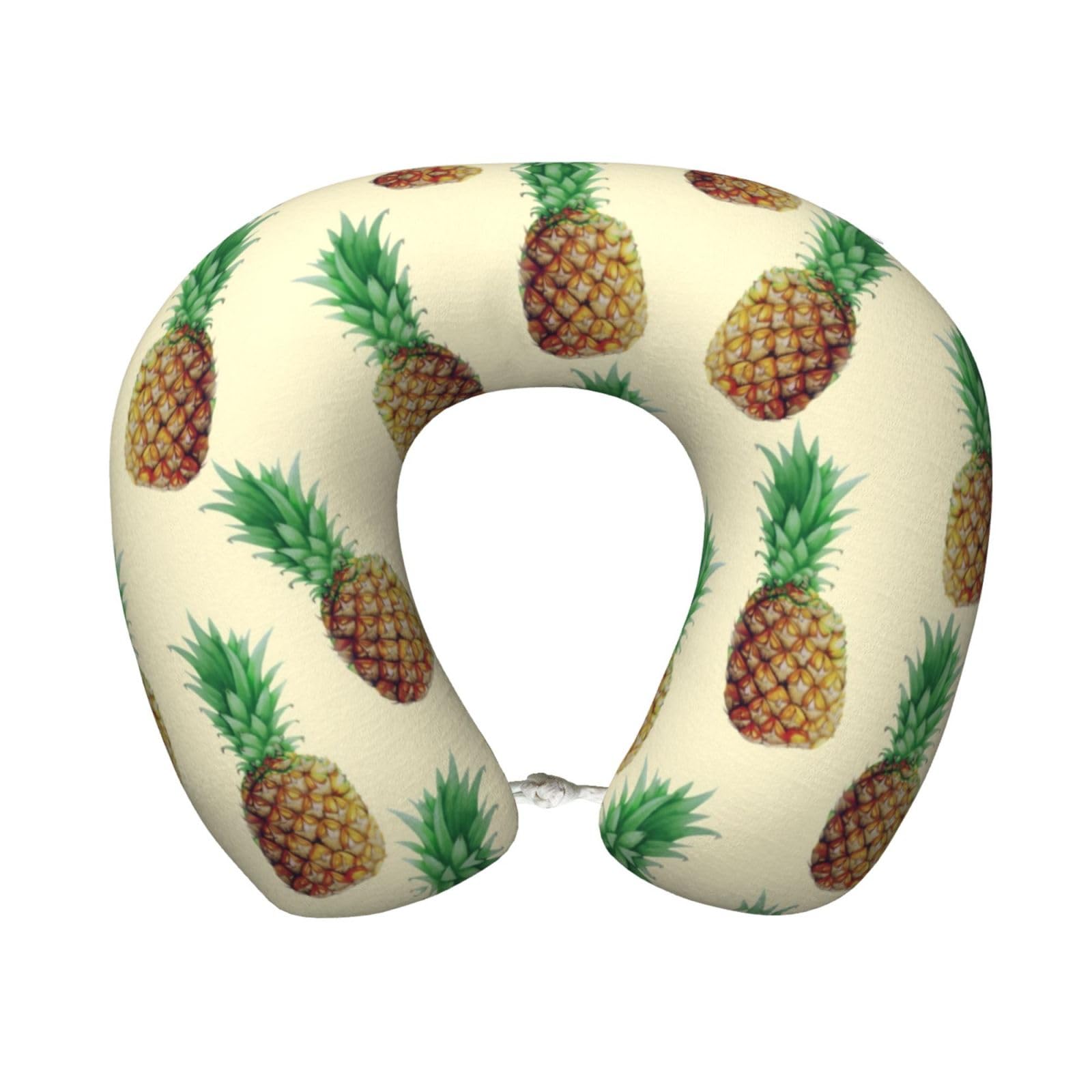 XingFox Pines Print Custom U-Shaped Travel Pillow,Memory Foam Cervical Neck Pillow,for Napping,Plane,Car,Home,Office