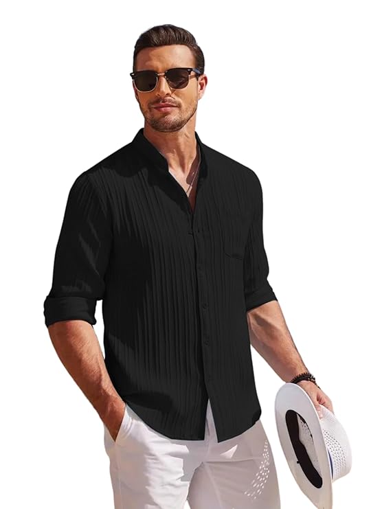 Men's Regular Fit Shirts Long Sleeve