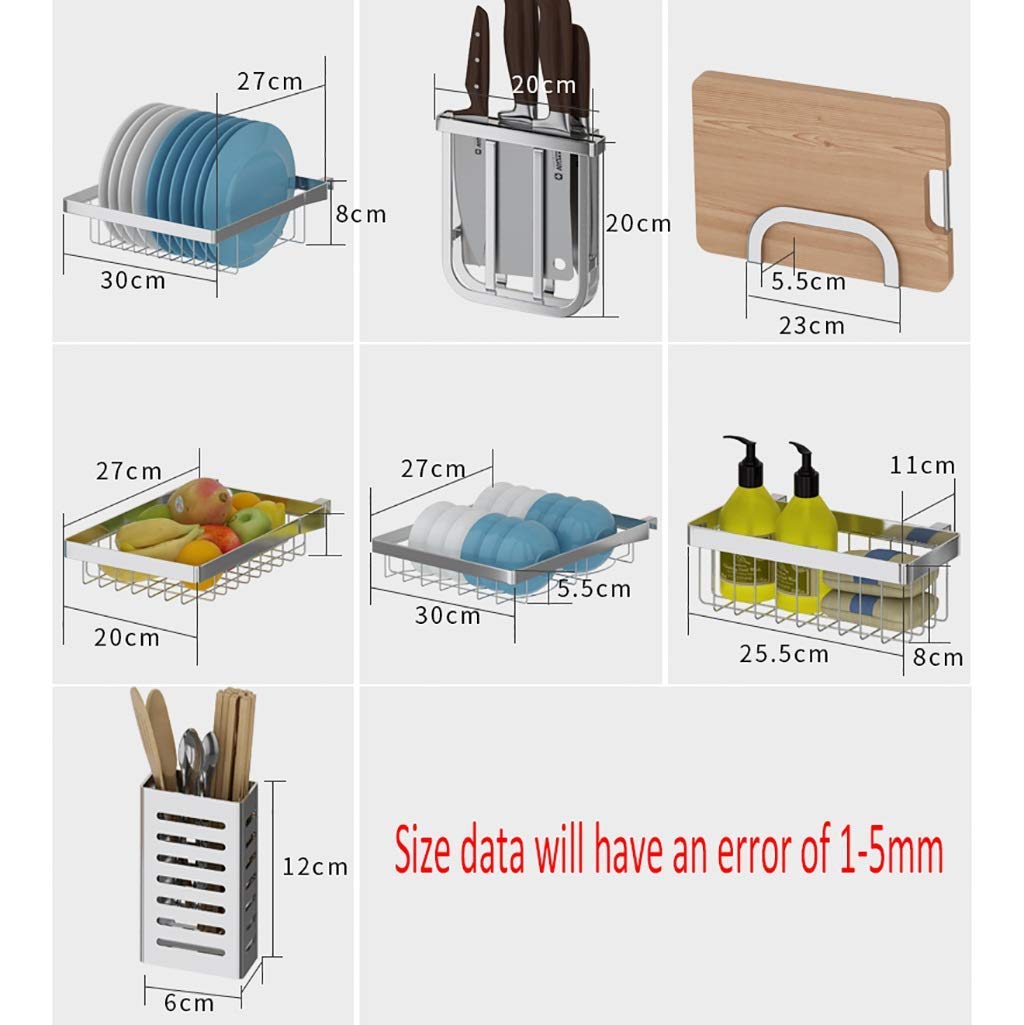 Escurridor para fregadero de cocina, diseño que ahorra espacio, 85 x 32 x 52 cm, ideal para secar platos, fácil de limpiar, solución de almacenamiento resistente para artículos esenciales de cocina